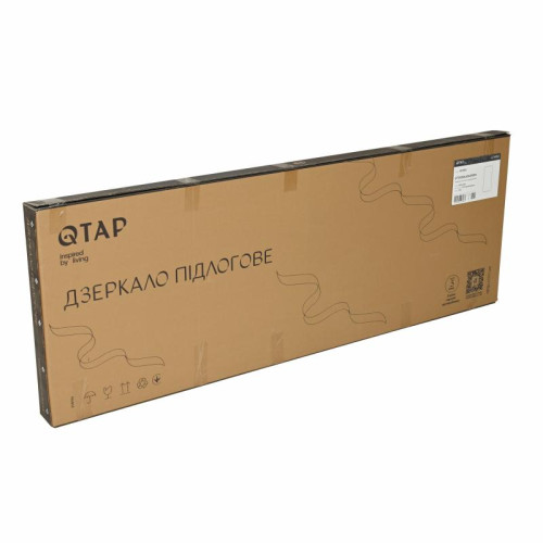 Зеркало Qtap Gemini 500х1600 с LED-подсветкой Inside, с диммером, QTGE50160049893