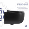Унитаз подвесной Qtap Taurus Ultra Quiet 515×360×350 мм, Matt Black, с сиденьем Slim Duroplast / Soft-close / Quick Release QTTAU28BLM50504