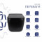 Унитаз подвесной Qtap Gemini Ultra Quiet 485×340×350 мм, Matt Black, с сиденьем Slim Duroplast / Soft-close / Quick Release QTGEM28BLM50505