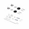 Унитаз подвесной Qtap Gemini Ultra Quiet 485×340×350 мм, Matt Black, с сиденьем Slim Duroplast / Soft-close / Quick Release QTGEM28BLM50505