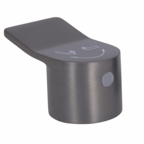 Ручка переключателя режимов Qtap (27,1x45,5x27,4) для смесителей для ванны с поворотным изливом Presto Graphite QTPRE271455274GRP50520