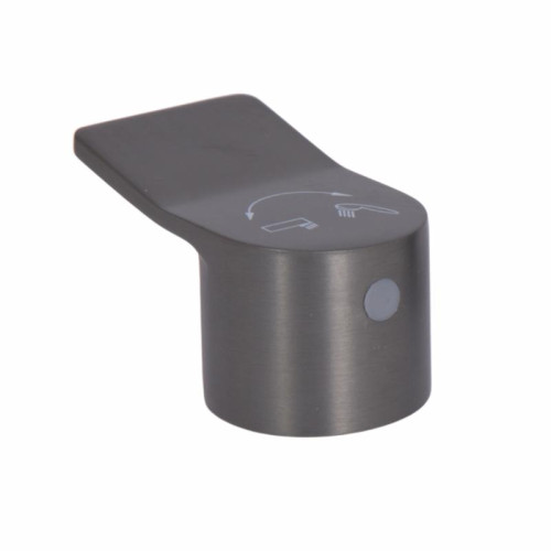 Ручка переключателя режимов Qtap (26,8x45,2x38) для смесителя для ванны с поворотным изливом Presto Graphite QTPRE2684523850547