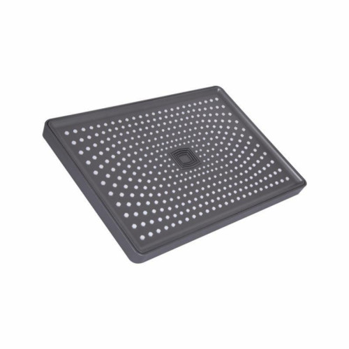 Потолочная лейка Qtap (305x210x40) для душевой системы Presto Graphite QTPRE30521040GRP50582
