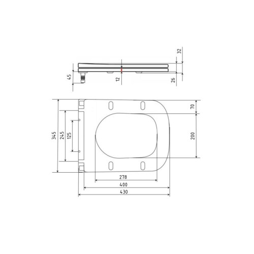 Сиденье для унитаза Qtap (Cardinal 620), White, с микролифтом Slim Duroplast, Quick Release QTSC179W50766