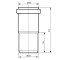 Компенсатор канализационный Ostendorf-OSMA HT-System PLUS d50