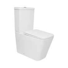 Унитаз напольный Qtap Crow Eco Ultra Quiet безободковый с сиденьем Soft-close QTCRO27W51030 Унитаз напольный Qtap Crow Eco Ultra Quiet безободковый с сиденьем Soft-close QTCRO27W51030