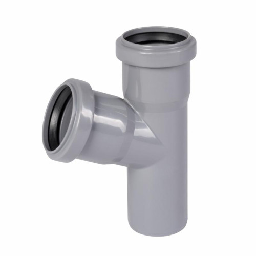 Тройник канализационный Ostendorf-OSMA HT-System PLUS d50/50/50×67° Тройник канализационный Ostendorf-OSMA HT-System PLUS d50/50/50×67°