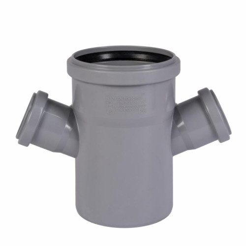 Крестовина канализационная Ostendorf-OSMA HT-System PLUS d110/50/110/50×67° Крестовина канализационная Ostendorf-OSMA HT-System PLUS d110/50/110/50×67°