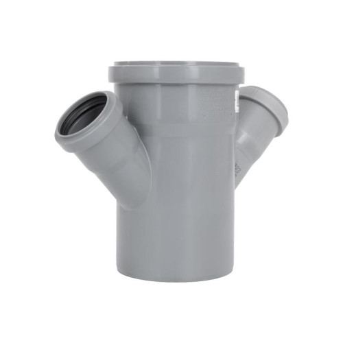 Крестовина канализационная Ostendorf-OSMA HT-System PLUS d110/50/110/50×45° Крестовина канализационная Ostendorf-OSMA HT-System PLUS d110/50/110/50×45°
