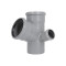 Крестовина двухплоскостная канализационная Ostendorf-OSMA HT-System PLUS d110/110/110/110×67° (П) Крестовина двухплоскостная канализационная Ostendorf-OSMA HT-System PLUS d110/110/110/110×67° (П)