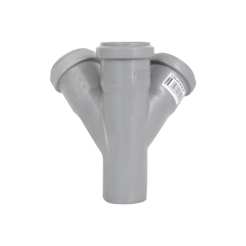 Крестовина двухплоскостная канализационная Ostendorf-OSMA HT-System PLUS d50/50/50/50×45° Крестовина двухплоскостная канализационная Ostendorf-OSMA HT-System PLUS d50/50/50/50×45°