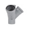 Крестовина двухплоскостная канализационная Ostendorf-OSMA HT-System PLUS d110/110/110/110×45° Крестовина двухплоскостная канализационная Ostendorf-OSMA HT-System PLUS d110/110/110/110×45°