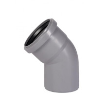 Колено канализационное Ostendorf-OSMA HT-System PLUS d75×45° Колено канализационное Ostendorf-OSMA HT-System PLUS d75×45°