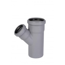 Тройник канализационный Ostendorf-OSMA HT-System PLUS d75/50/75×45° Тройник канализационный Ostendorf-OSMA HT-System PLUS d75/50/75×45°