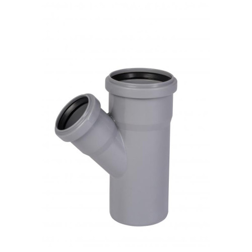Тройник канализационный Ostendorf-OSMA HT-System PLUS d75/50/75×45° Тройник канализационный Ostendorf-OSMA HT-System PLUS d75/50/75×45°