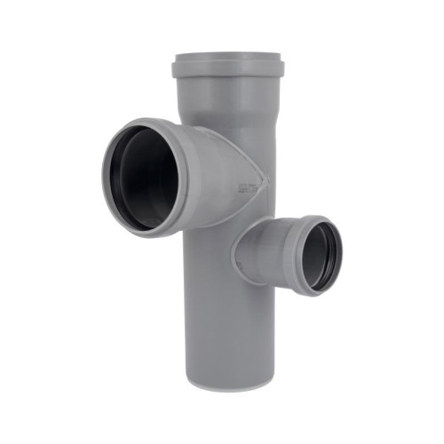 Крестовина двухплоскостная канализационная Ostendorf-OSMA HT-System PLUS d110/110/110/75×87° (П) Крестовина двухплоскостная канализационная Ostendorf-OSMA HT-System PLUS d110/110/110/75×87° (П)