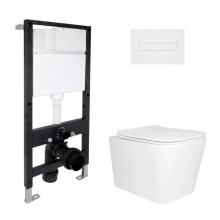 Готовое решение Qtap для ванной комнаты: подвесной унитаз Tern Ultra Quiet 525x345x360 + комплект инсталляции Standard (линейная кнопка White) Готовое решение Qtap для ванной комнаты: подвесной унитаз Tern Ultra Quiet 525x345x360 + комплект инсталляции Standard (линейная кнопка White)