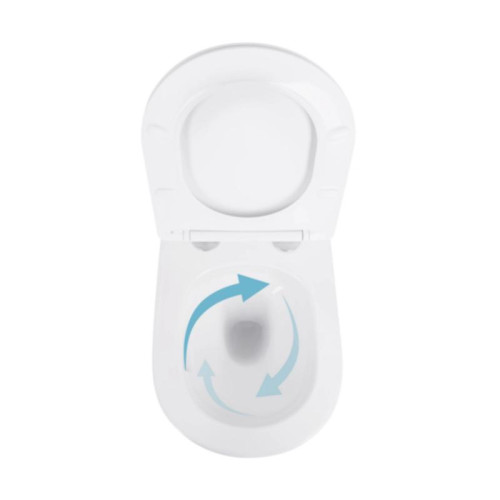 Готовое решение Qtap для ванной комнаты: подвесной унитаз Swan Ultra Quiet 485x360x320 + комплект инсталляции Standard (линейная кнопка Black)