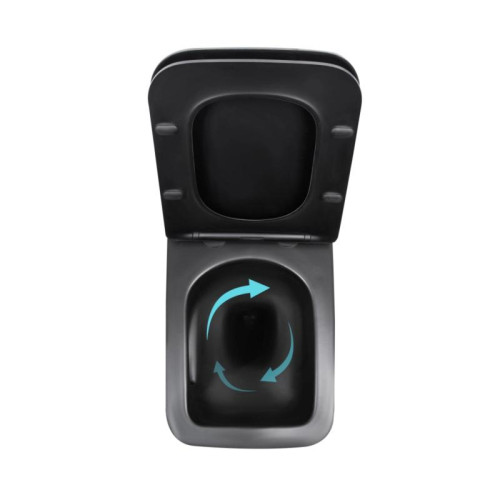 Готовое решение Qtap для ванной комнаты: подвесной унитаз Gemini Ultra Quiet 520x360x350 + комплект инсталляции Standard (круглая кнопка Chrome)