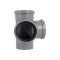 Крестовина двухплоскостная канализационная Ostendorf-OSMA HT-System PLUS 110/110/110/110×87° Крестовина двухплоскостная канализационная Ostendorf-OSMA HT-System PLUS 110/110/110/110×87°