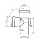 Тройник канализационный Ostendorf-OSMA KG System d200/160/200×87°