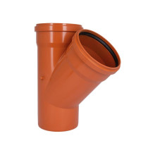 Тройник канализационный Ostendorf-OSMA KG System d200/200/200×45°