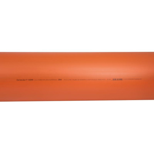 Труба канализационная Ostendorf-OSMA KG System d200×1000 мм Труба канализационная Ostendorf-OSMA KG System d200×1000 мм