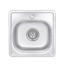 Кухонная мойка Brinex 3838 0,6 мм Satin (BRIN3835SAT06)