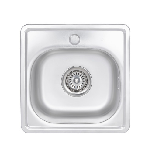 Кухонная мойка Brinex 3838 0,6 мм Satin (BRIN3835SAT06)