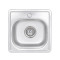 Кухонная мойка Brinex 3838 0,6 мм Satin (BRIN3835SAT06)