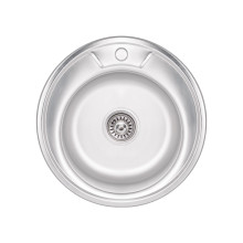 Кухонная мойка Brinex 490-A 0,6 мм Satin (BRIN490SAT06)