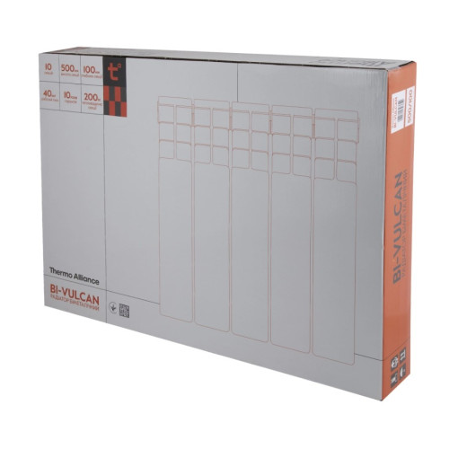 Радиатор биметаллический Thermo Alliance Bi-Vulcan 500/100 1,6 кг Радиатор биметаллический Thermo Alliance Bi-Vulcan 500/100 1,6 кг