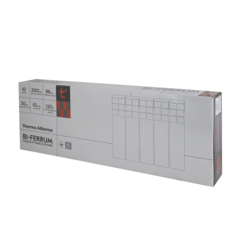 Радиатор биметаллический Thermo Alliance Bi-Ferrum 200/96 0,81 кг Радиатор биметаллический Thermo Alliance Bi-Ferrum 200/96 0,81 кг