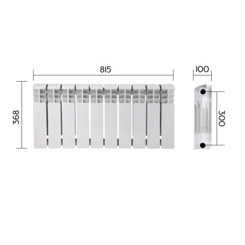 Радиатор биметаллический Thermo Alliance Bi-Ferrum 300/100 1,15 кг Радиатор биметаллический Thermo Alliance Bi-Ferrum 300/100 1,15 кг
