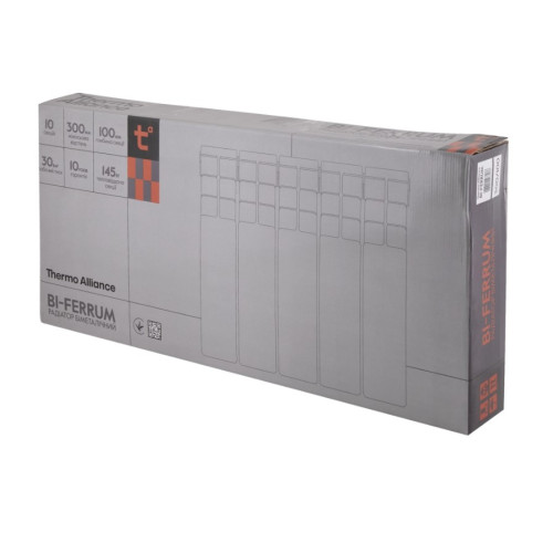 Радиатор биметаллический Thermo Alliance Bi-Ferrum 300/100 1,15 кг Радиатор биметаллический Thermo Alliance Bi-Ferrum 300/100 1,15 кг