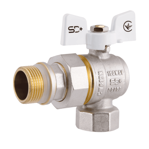 Кран Американка Thermo Alliance Standart c антипротечкой угловой 3/4 PN40 конус SD901NW20PN40 Кран Американка Thermo Alliance Standart c антипротечкой угловой 3/4 PN40 конус SD901NW20PN40